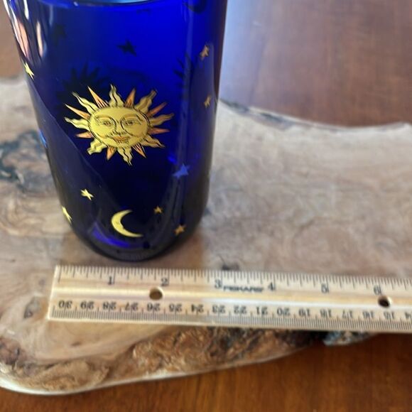 Vintage Libbey Cobalt Blue Celestial Tumbler - Picture 5 of 7